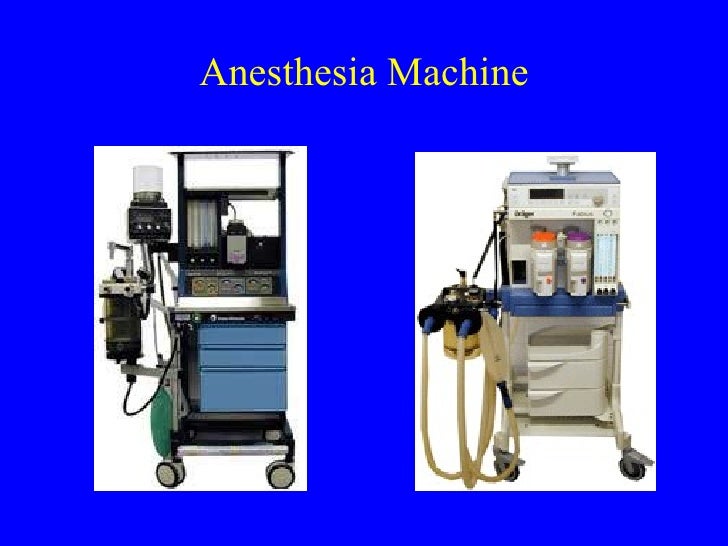 anesthesia machine ppt